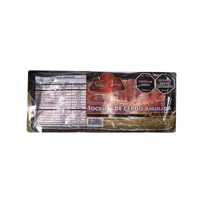 Tocineta Ahumada Premium 1KG Terrasano